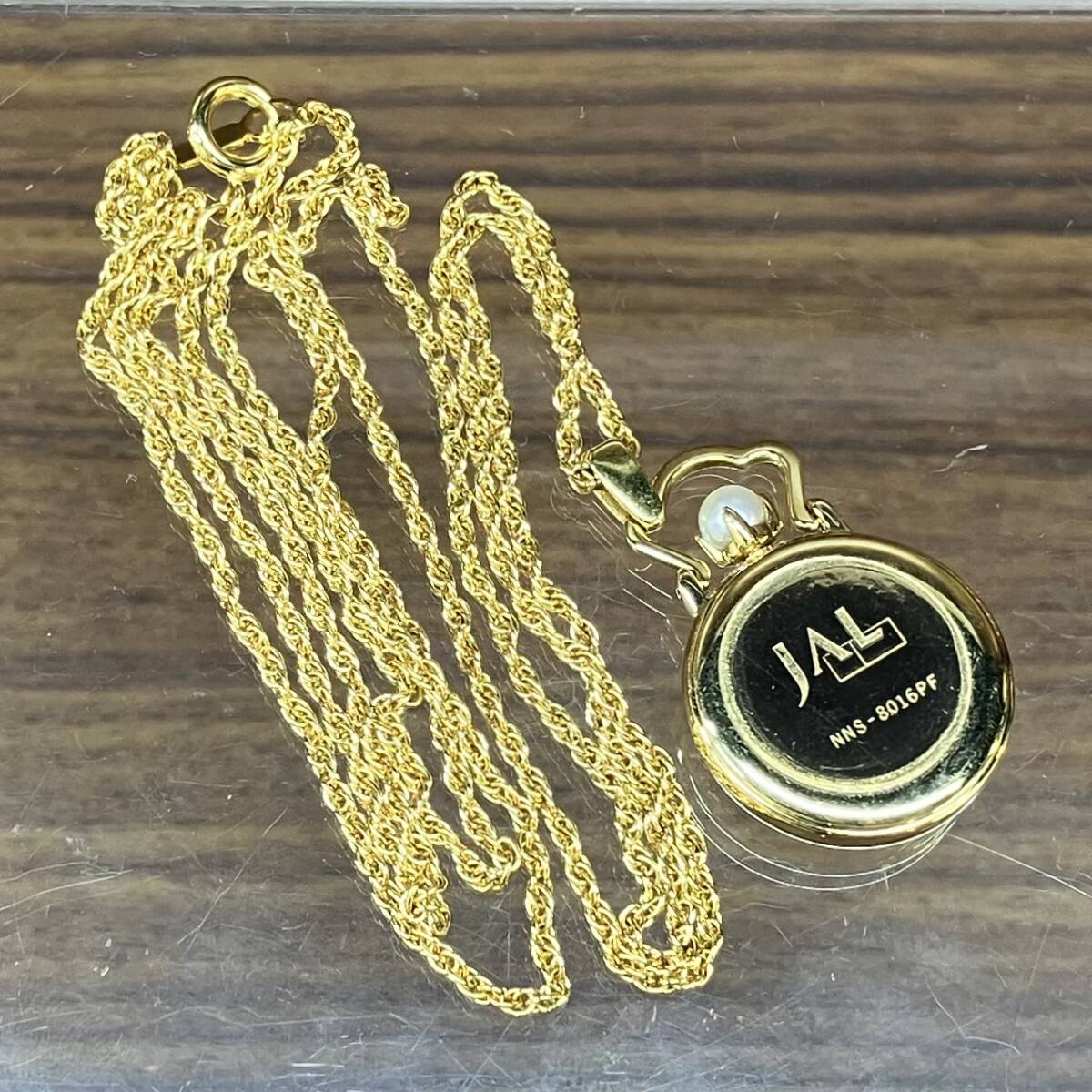 MIKIMOTO Mikimoto карманные часы NNS-8016PF JAL жемчуг подвеска часы ракушка циферблат 