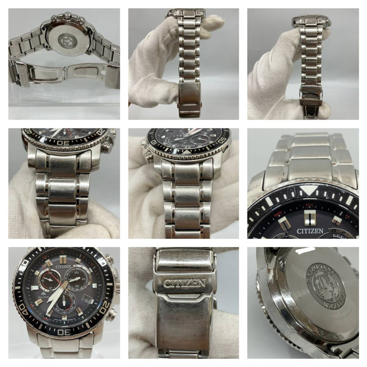 【箱説付き】CITIZEN シチズン PROMASTER プロマスター E610-S062926 電波ソーラー 腕時計 店舗受取可_画像8