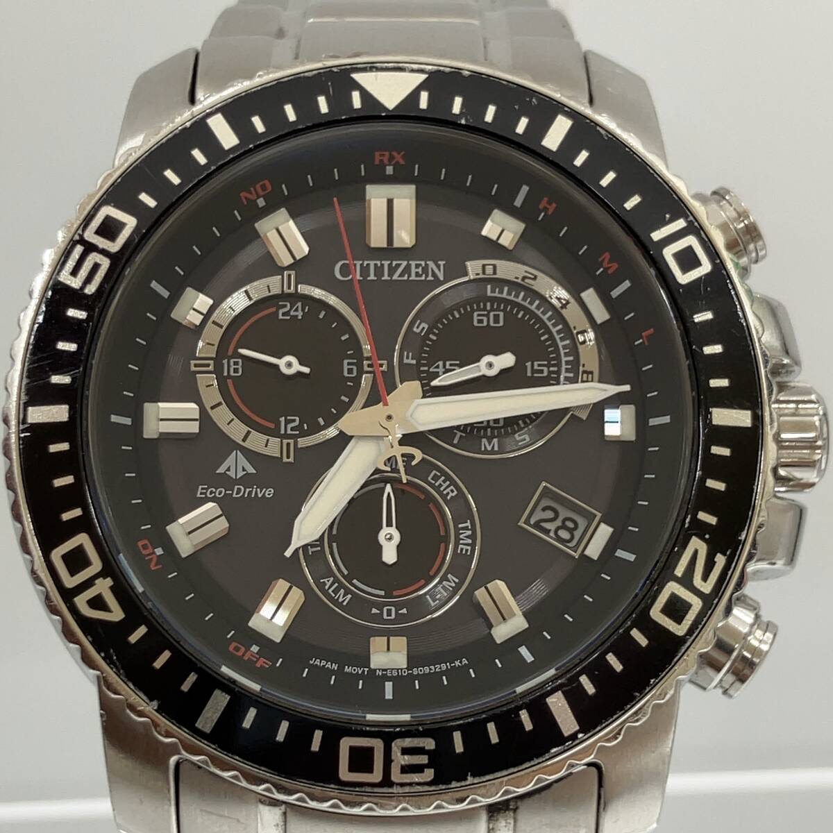 【箱説付き】CITIZEN シチズン PROMASTER プロマスター E610-S062926 電波ソーラー 腕時計 店舗受取可_画像1