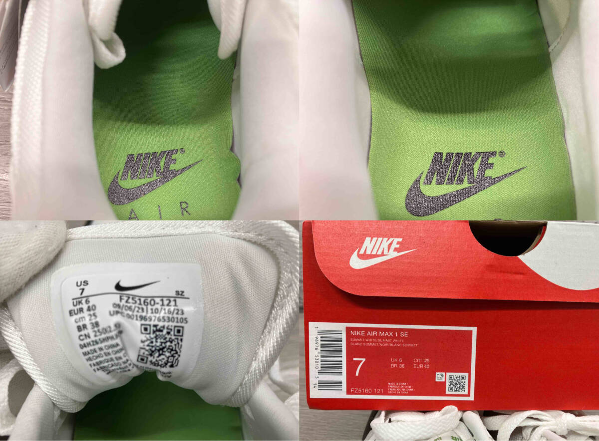 NIKE FZ5160-121 спортивные туфли указанный размер 25cm белый магазин квитанция возможно 