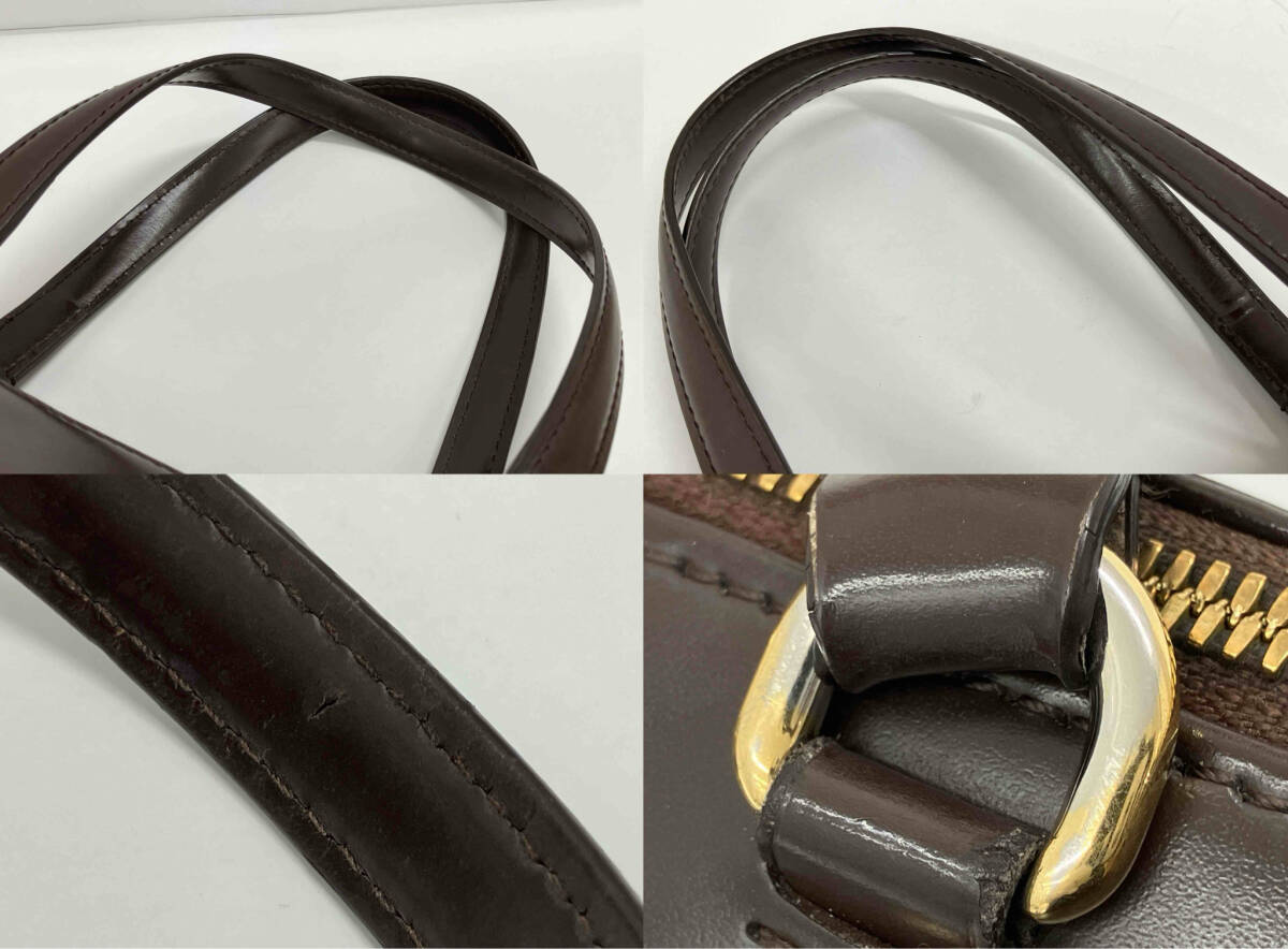 LOUIS VUITTON ダミエ エベヌ ウェストミンスターPM N41102 トートバッグ ハンドバッグ レザー ブラウン ルイヴィトン FL2142 鑑定書付き_画像10