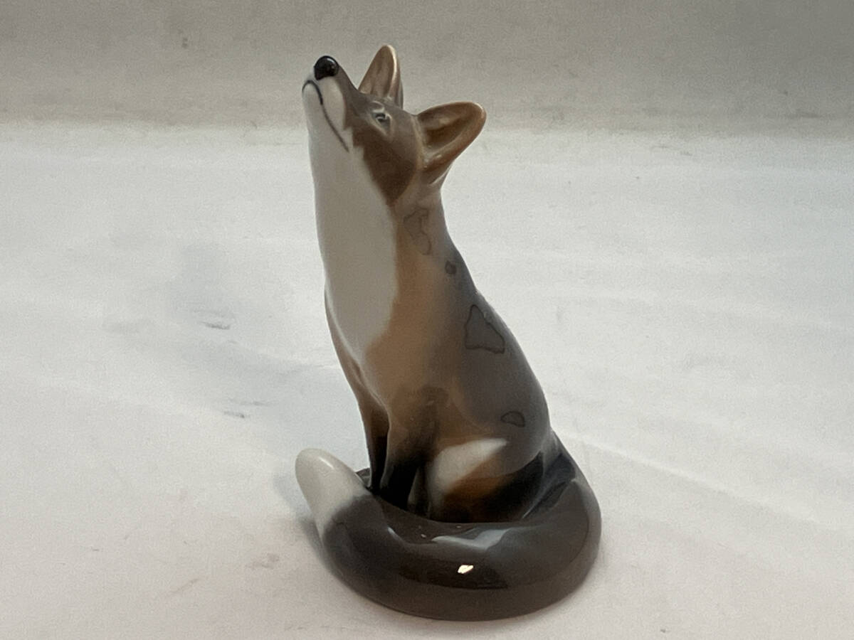 【お買い得品 超人気品】ROYAL COPENHAGEN ロイヤルコペンハーゲン キツネ 狐 フィギュリン 磁器動物 骨董 インテリア 355 デンマーク製_画像1