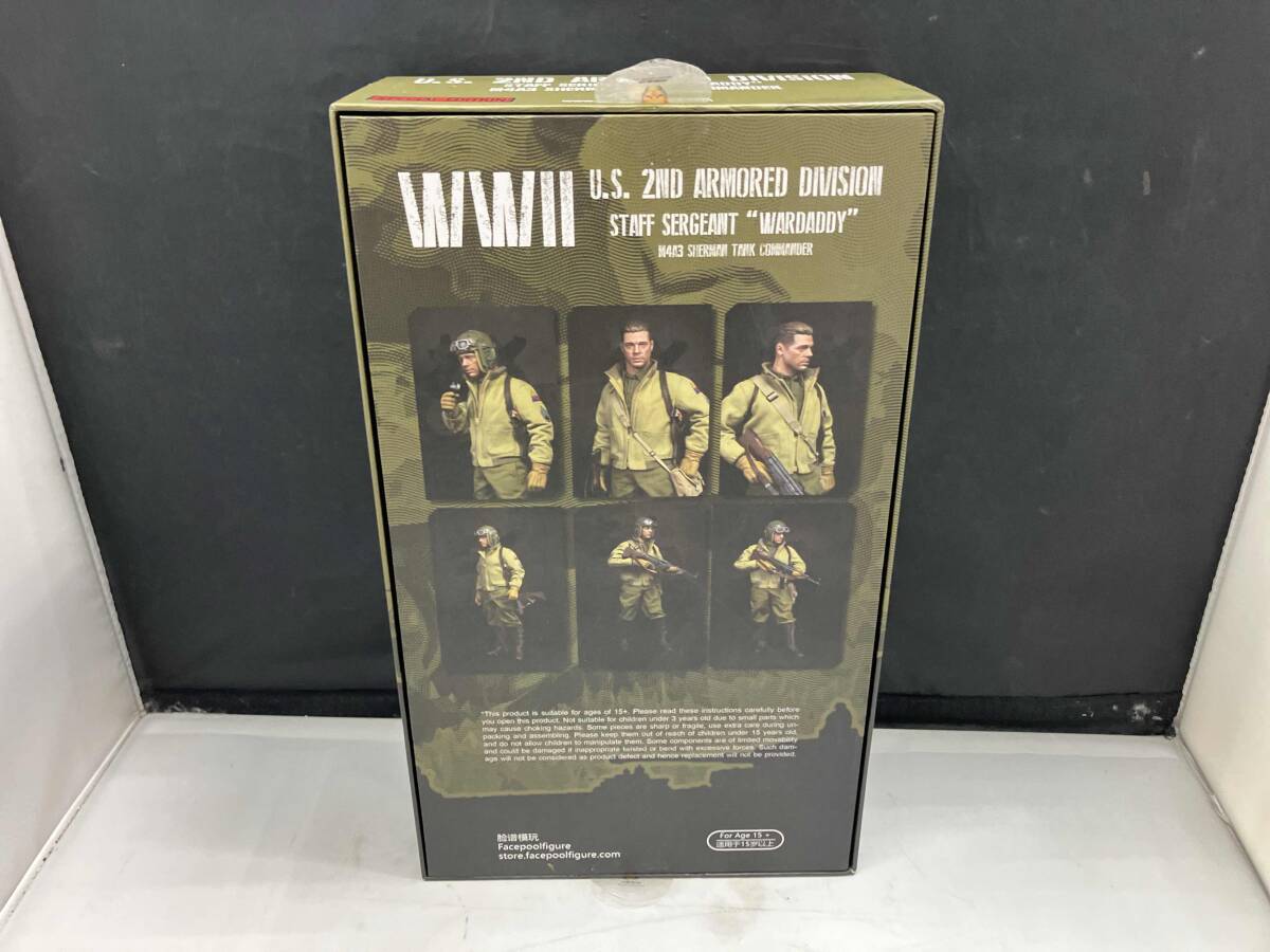 現状品 1/6 フューリー ブラッドピット ウォーダディ 第2機甲師団 シャーマン戦車長 アクションフィギュア_画像2