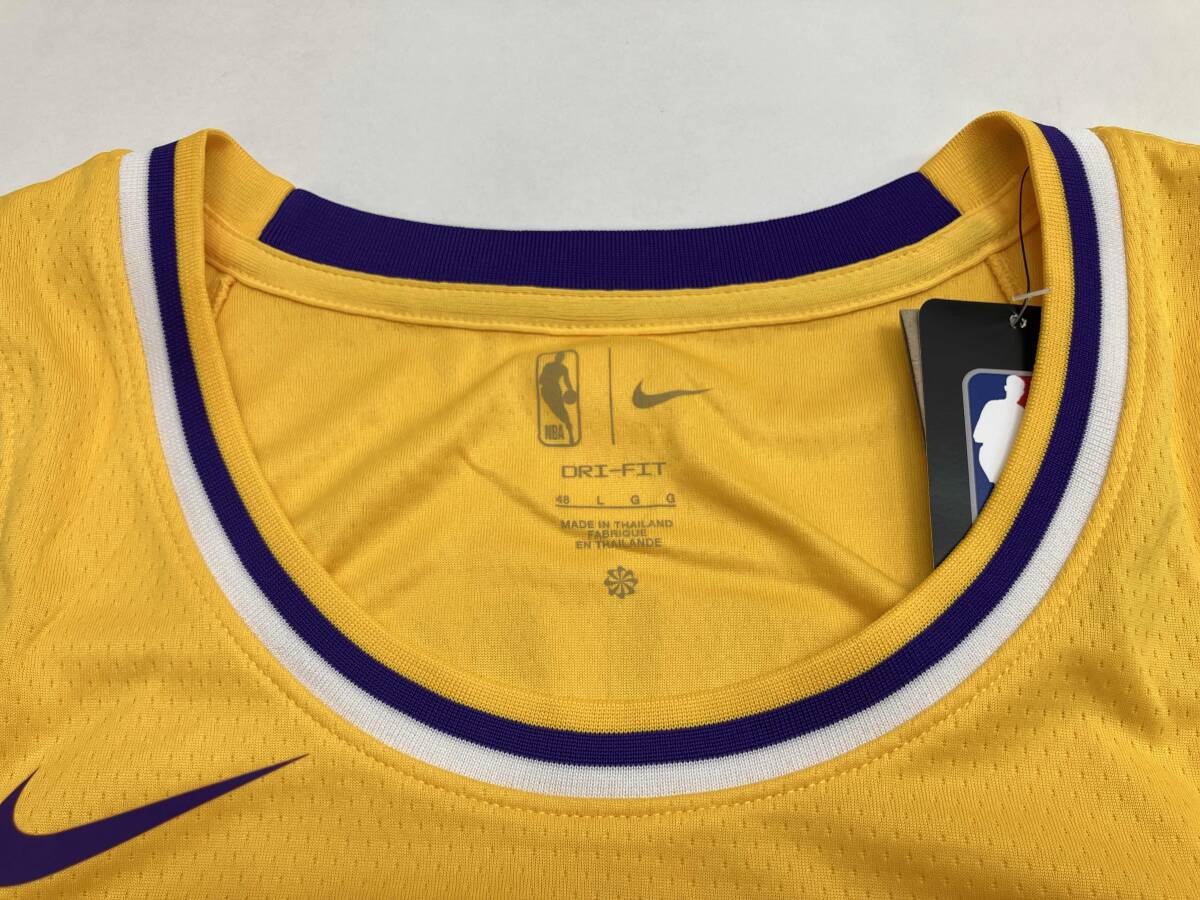 NIKE ナイキ ロサンゼルス レイカーズ #28 八村塁 バスケットボール レプリカユニフォーム L_画像6