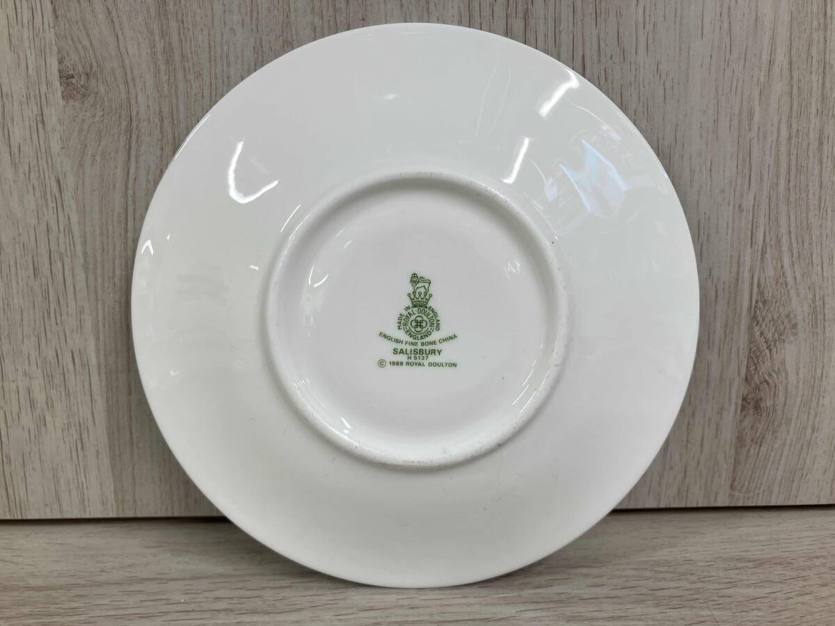 【美品】ロイヤルドルトン ソールズベリー カップ&ソーサーセット 6客セット 洋食器 茶器 箱有り_画像6