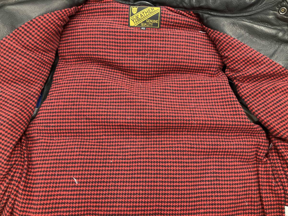 ブラック Y'2 LEATHER／ワイツーレザー／ダウンベスト／42／ブラック_画像5