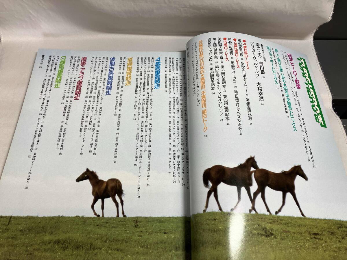 優駿 増刊号 ターフ・ヒーロー TURF HERO’85 1986年3月15日発行_画像6