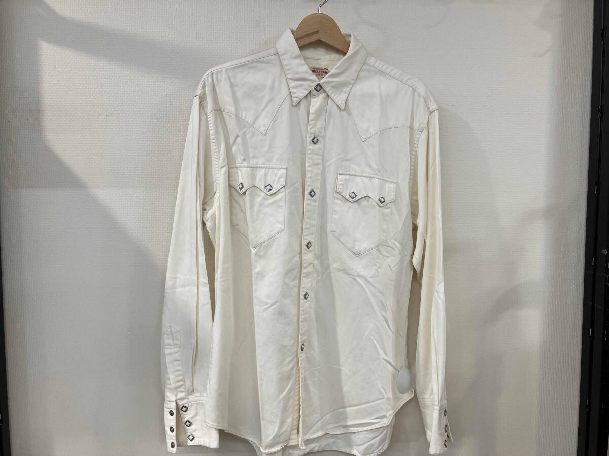 良品☆SUGAR CANE シュガーケーン 長袖 ウエスタンシャツ M メンズ 長袖シャツ ワークシャツ ジャケット 東洋エンタープライズ SC22097 SUGAR CANE シュガーケーン デニム ウエスタンシャツ BLUE