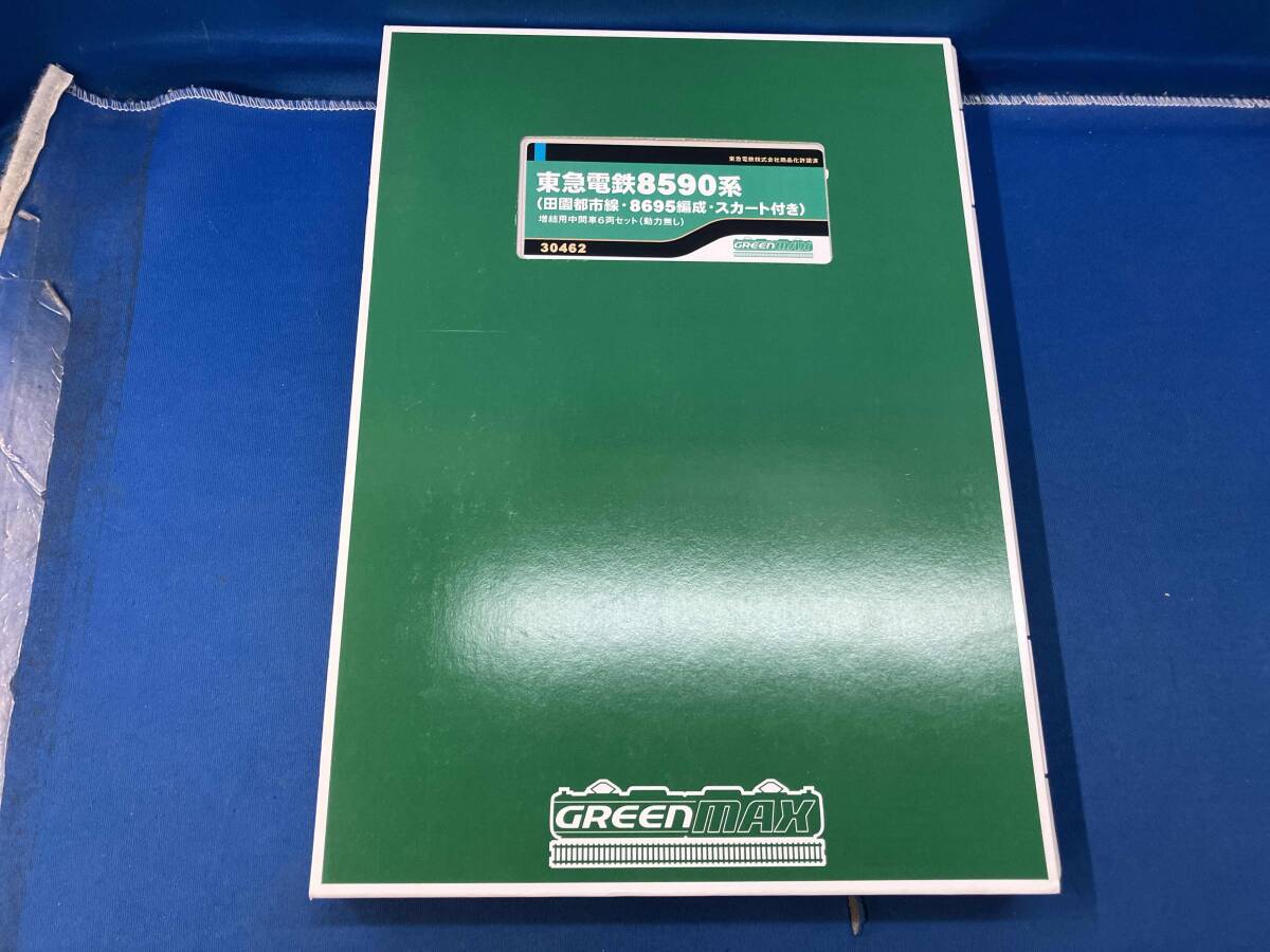 Ｎゲージ GREENMAX 30462 東急電鉄8590系(田園都市線・8695編成・スカート付き)増結用中間車6両セット(動力無し) グリーンマックス_画像1