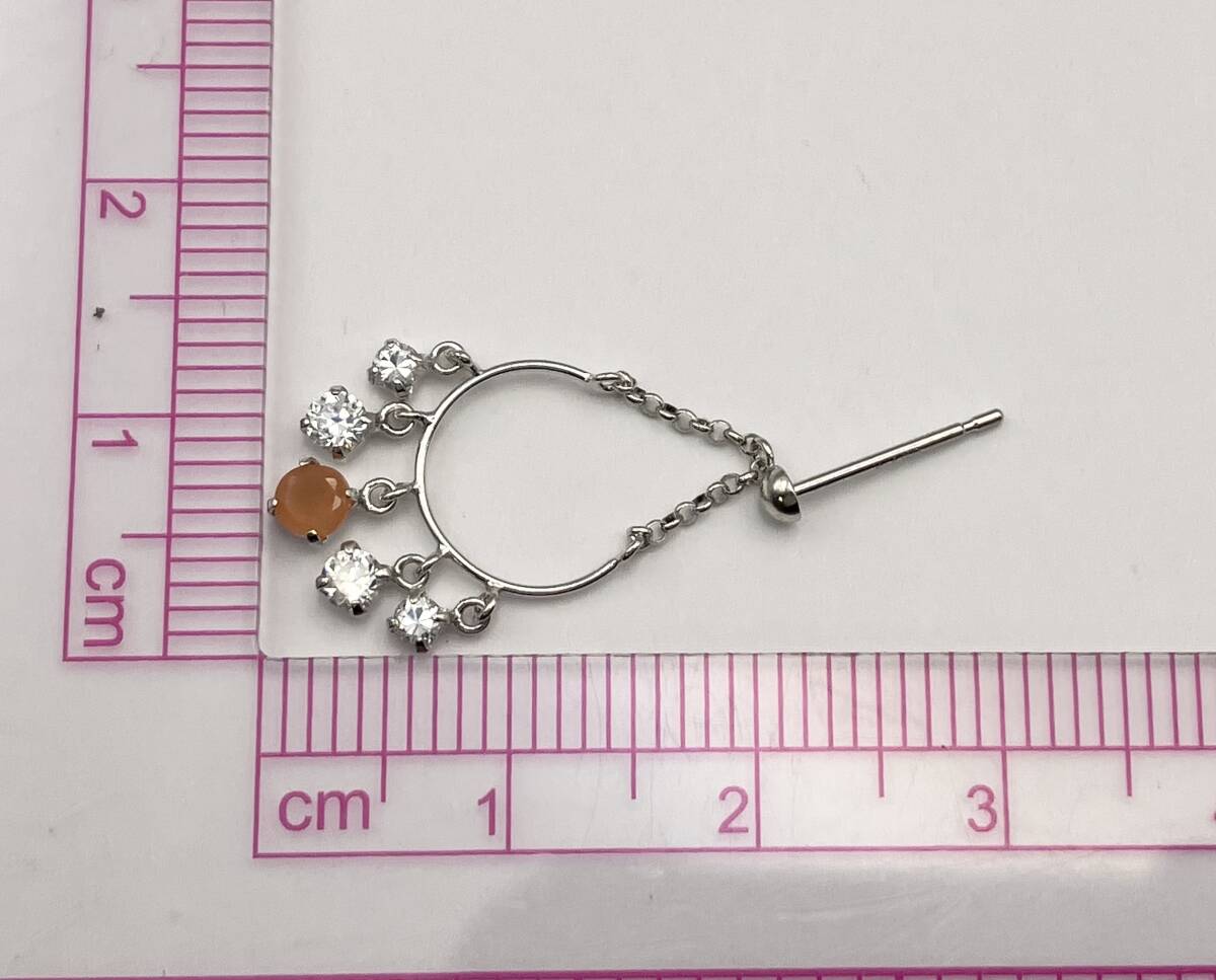 K14WG ピアス 1.0g_画像6