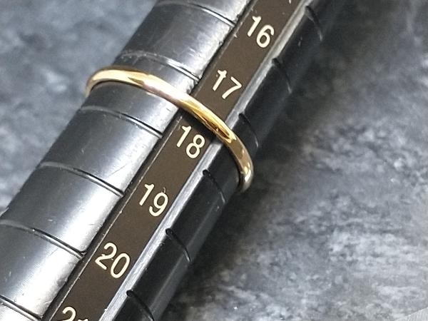 鑑別書付き 仕上済み K18 真珠 リング パール8mm珠 3.5g #17.5 18金 イエローゴールド 指輪 店舗受取可_画像5