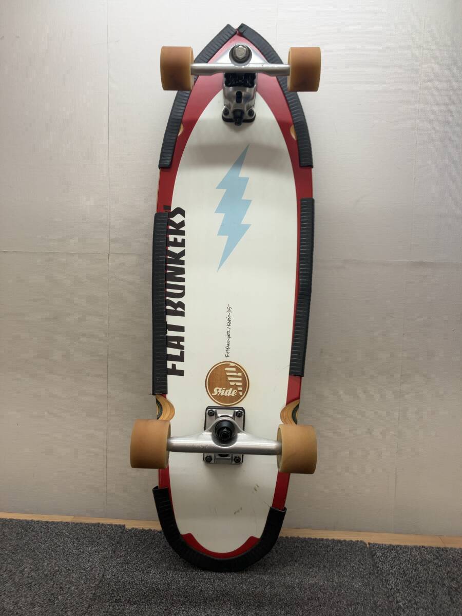 Flat Bunkers サーフスケート 正規品，豊富な Flat bunkers/フラットバンカーズ スケボー 完成