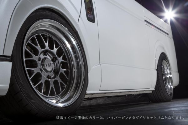 ★数量限定★WORK【ワーク】XTRAP（エクストラップ）M1HC 18ｘ9.0 ＋25 6H/139.7 Hガンメタ/DCリム x４本 ※パラダPA03 WHレター 225/50R18_画像9