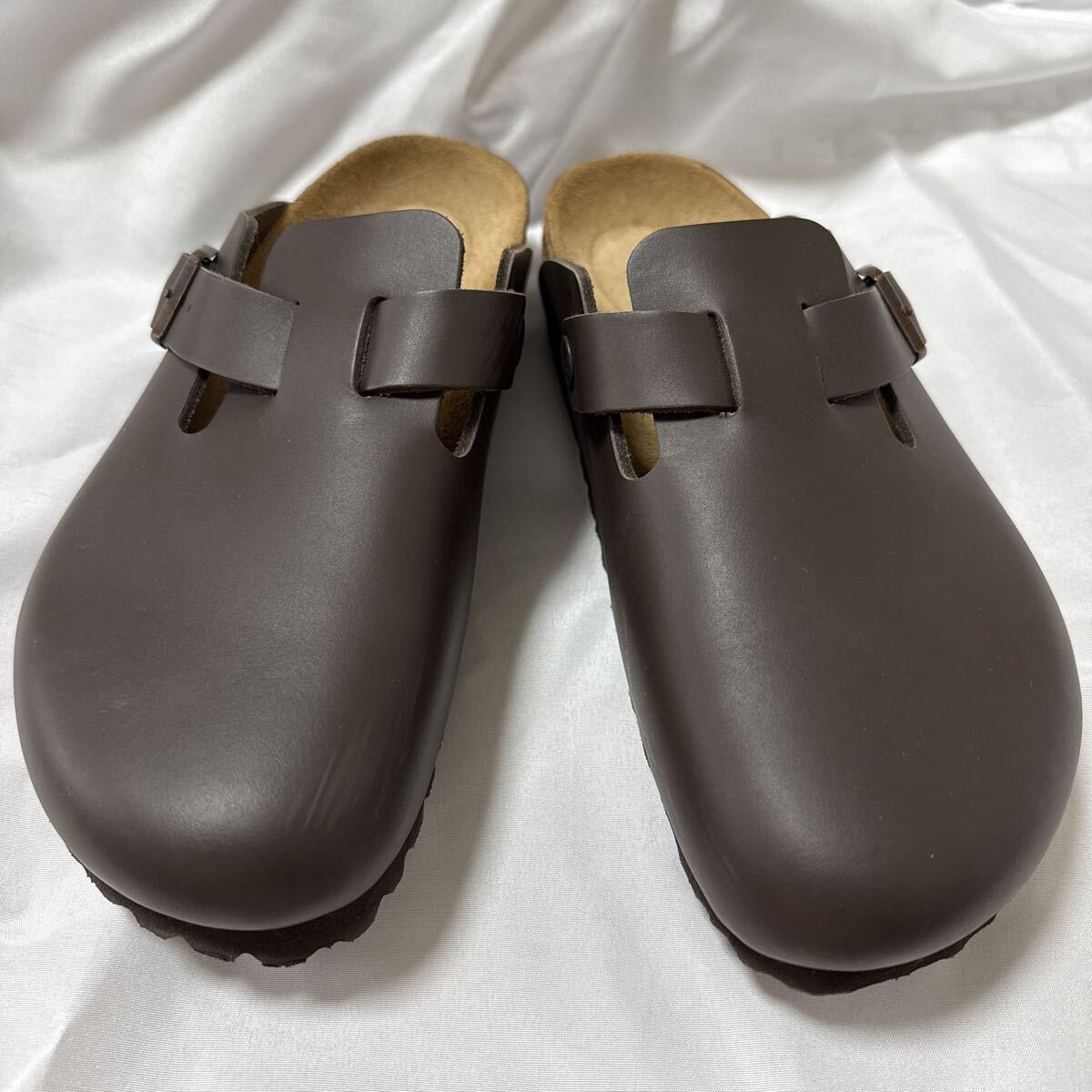 ビルケンシュトック BIRKENSTOCK ボストン サンダル BOSTON ブラウン レザー 39 25.0cm_画像3