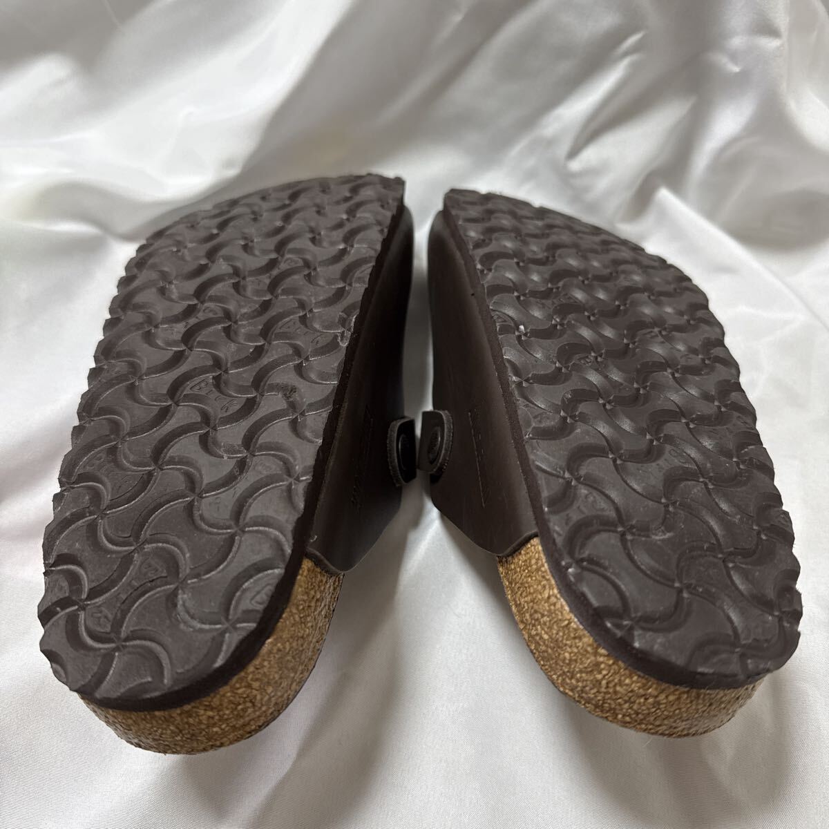 ビルケンシュトック BIRKENSTOCK ボストン サンダル BOSTON ブラウン レザー 39 25.0cm_画像5
