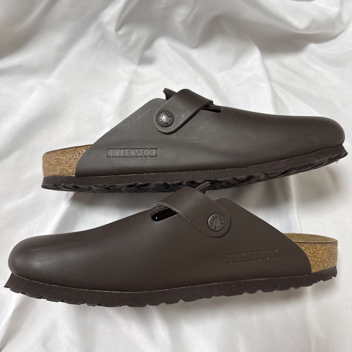 ビルケンシュトック BIRKENSTOCK ボストン サンダル BOSTON ブラウン レザー 39 25.0cm_画像6