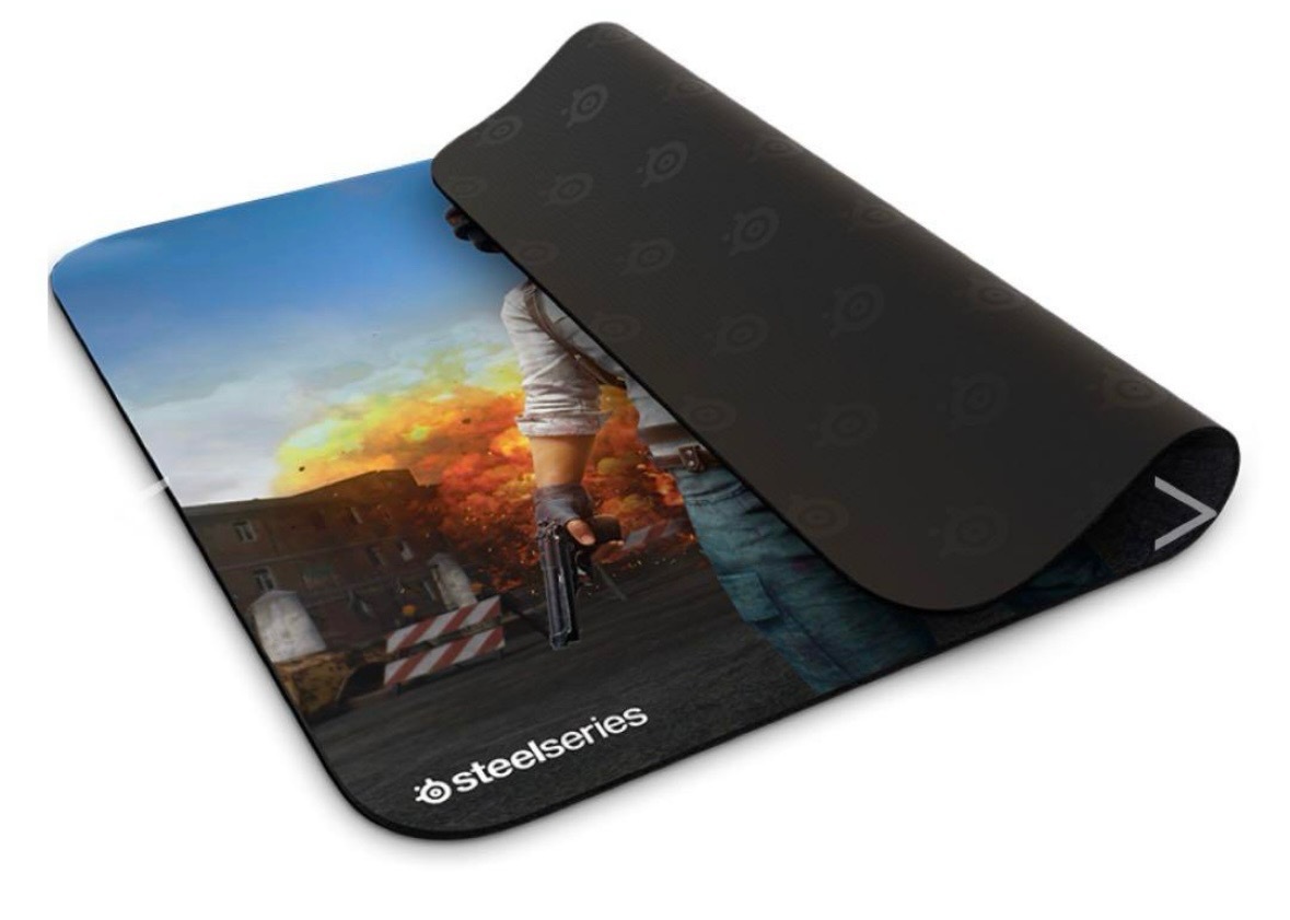 A401 PUBG限定コラボ 新品 SteelSeries QcK+ PUBG Erangel Edition ゲーミングマウスパッド Size:450x400x4mm 厚手 APEX 荒野行動_画像8