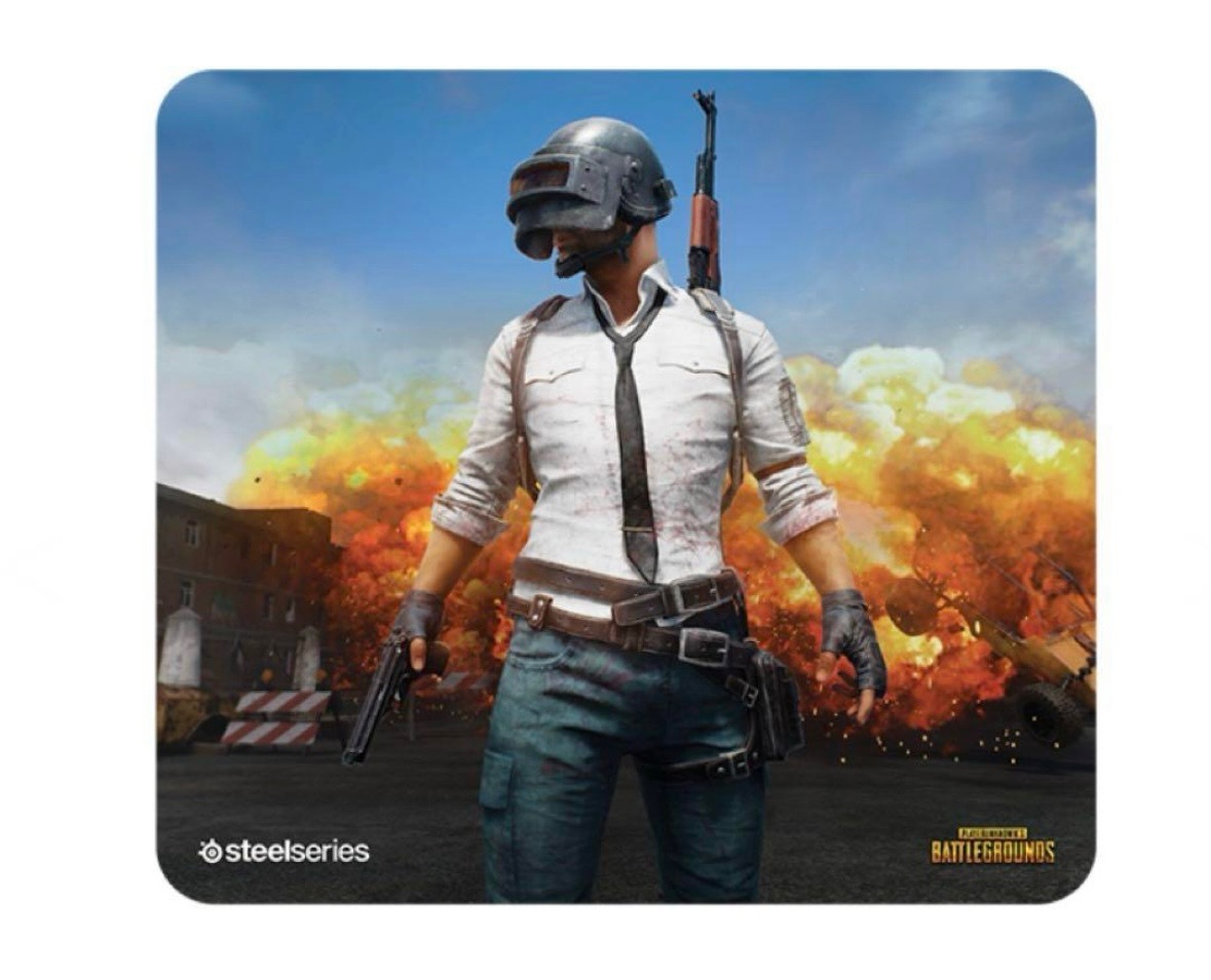 A401 PUBG限定コラボ 新品 SteelSeries QcK+ PUBG Erangel Edition ゲーミングマウスパッド Size:450x400x4mm 厚手 APEX 荒野行動_画像6