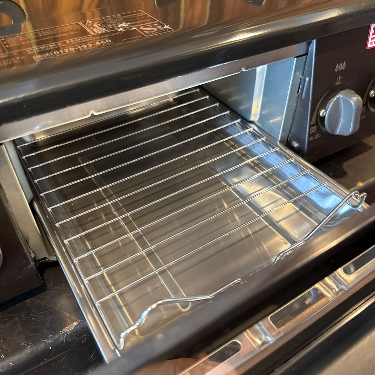 Paloma パロマ　ガスコンロ　2口　都市ガス　ガステーブル　右強火　2021年製　IC-S37-R_画像3