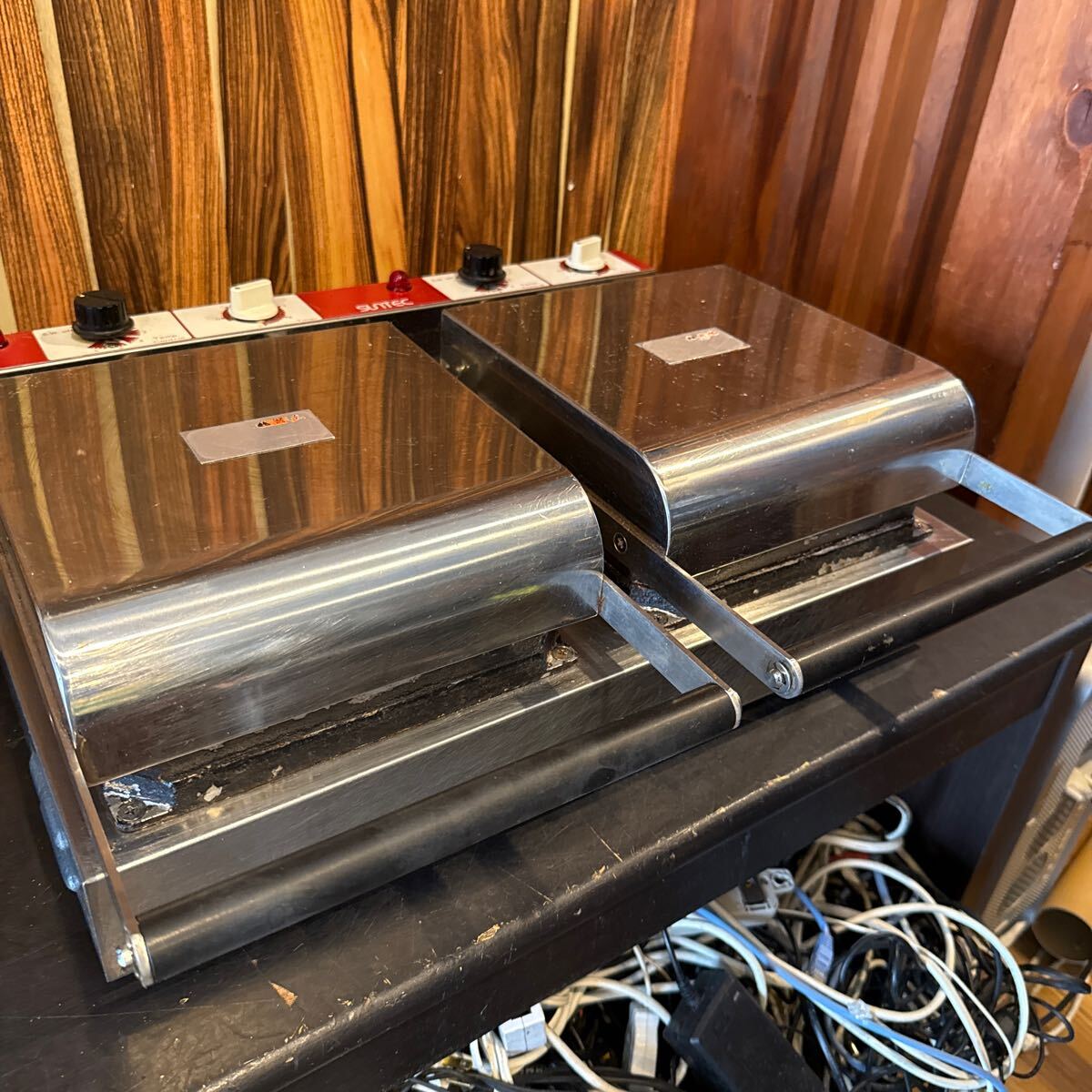 サンテック/SUNTEC 業務用ワッフルベーカー　ST-2 ②_画像1