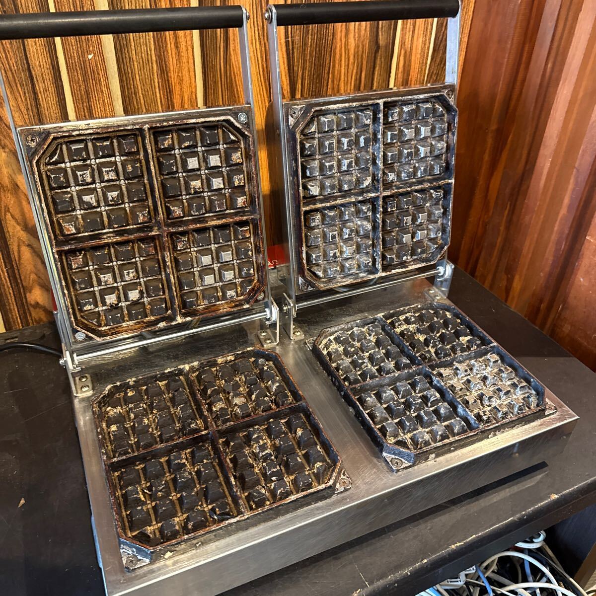 サンテック/SUNTEC 業務用ワッフルベーカー　ST-2 ②_画像4