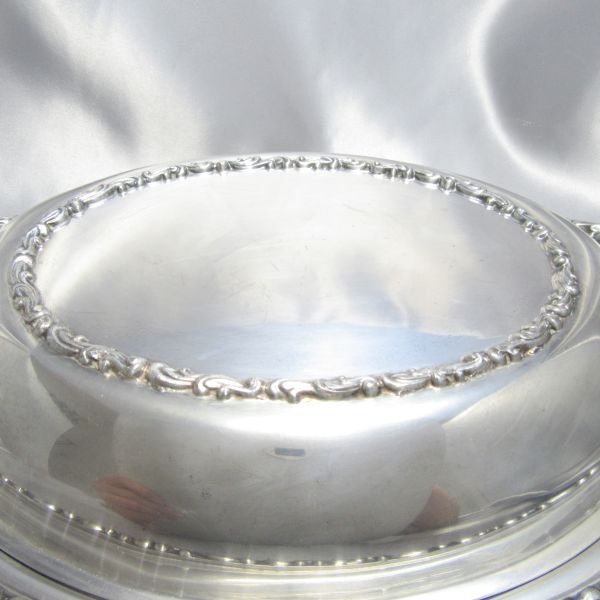 Marlboro】 レリーフのアントルメサーバー 【シルバープレート】