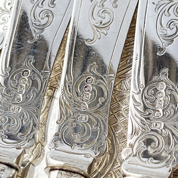 【John Gough】 キングスパターンのナイフ/フォーク 豪奢！！ John Gough】 キングスパターンのナイフ/フォーク 豪奢！！