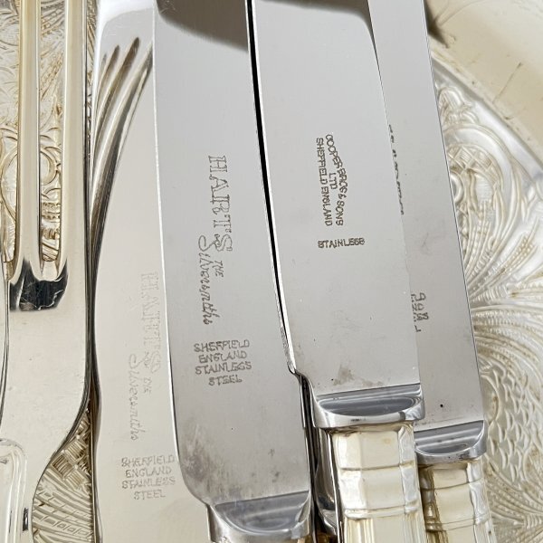 【英国】 キングスパターンのディナーセット 6名用26本組 A1プレート 英国】 キングスパターンのディナーセット 6名用26本組 A1