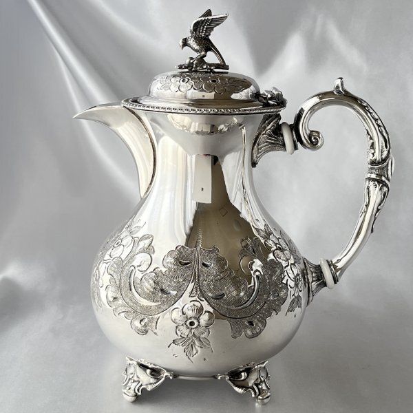 【John Turton】 ファルコンのティーセット 4点 ティーポット/ジャグ John Turton】 ファルコンのティーセット 4点 ティーポット