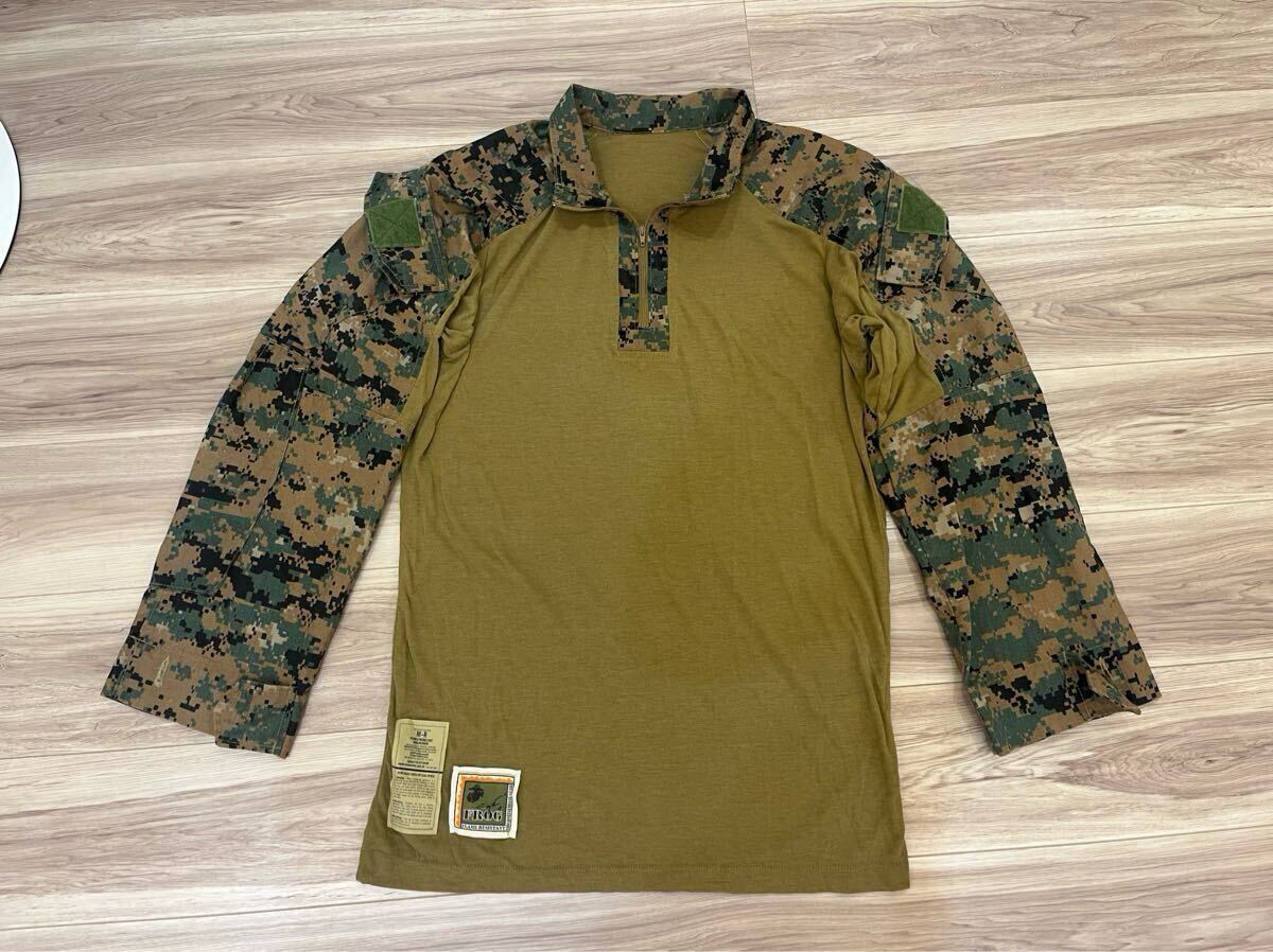 米軍放出品　FROG ウッドランドマーパット　コンバットシャツ　USMC 海兵隊　ミリタリー　サバゲー