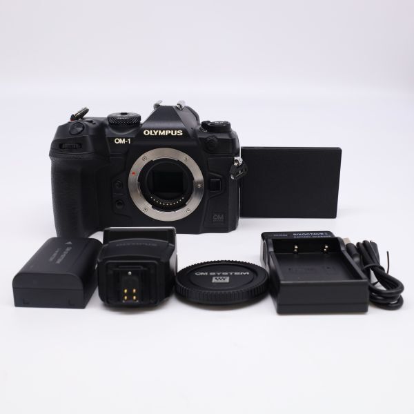 ■4202ショット■ OLYMPUS OM-1 ボディー ブラック 258013 ■并品■