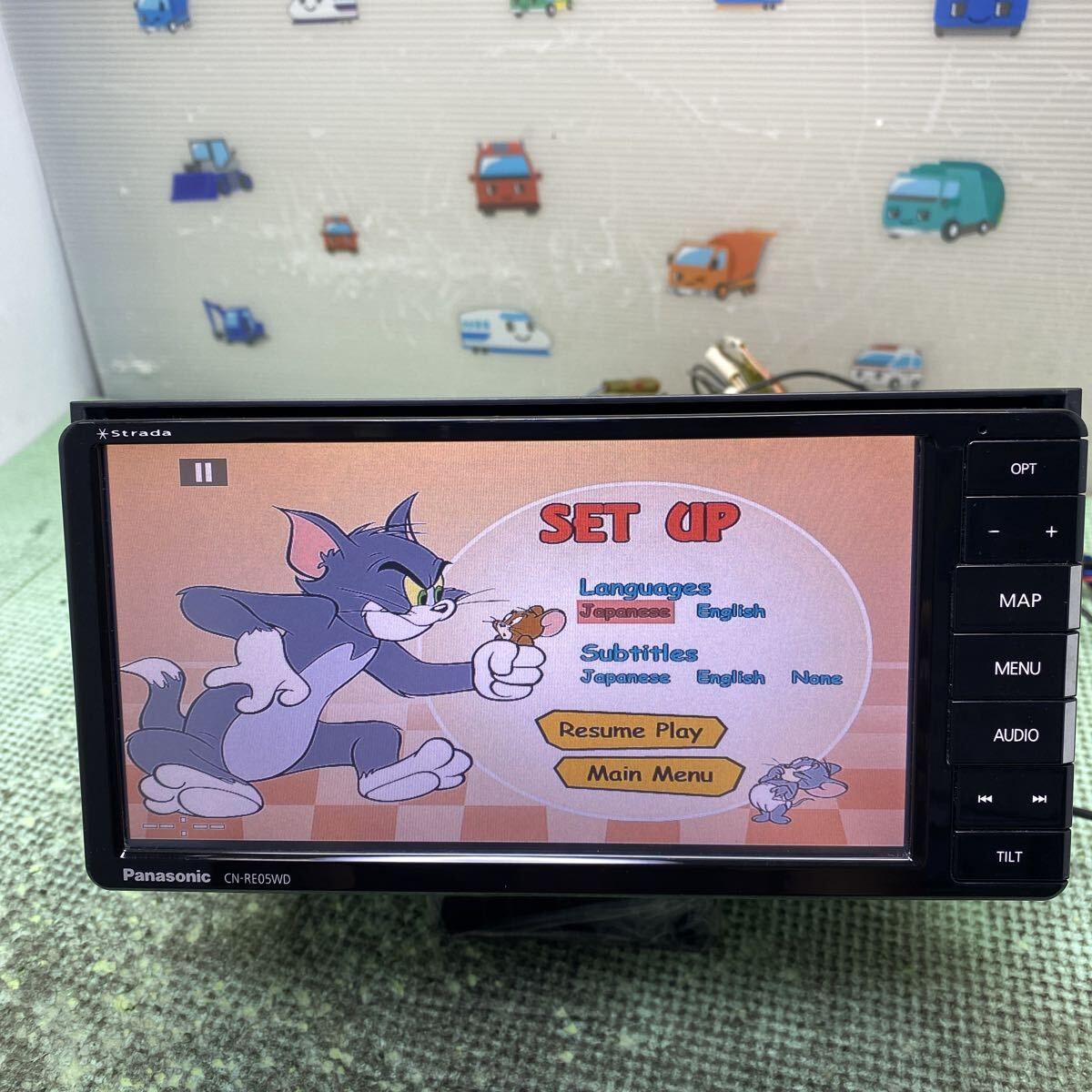 パナソニック CN-RE05WDジャンク Panasonic パナソニック CN-RE05WD☆メモリーナビ☆ジャンク