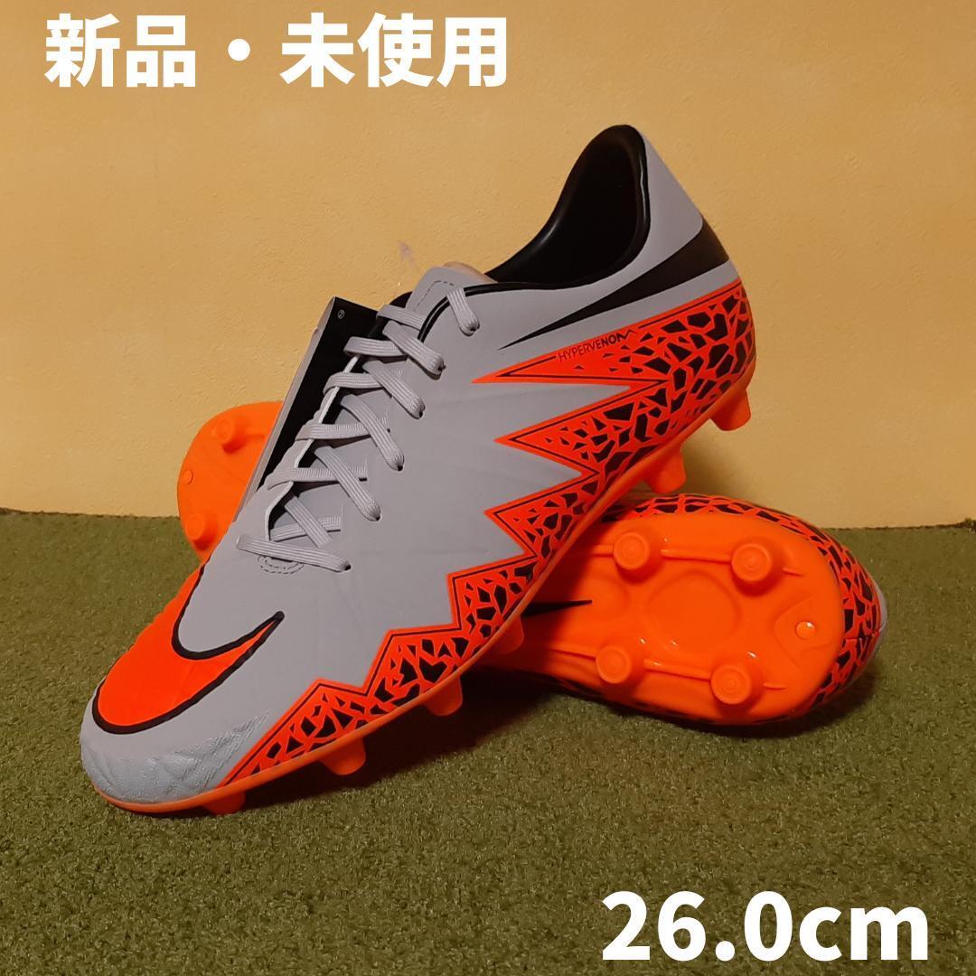 [ новый товар * не использовался ]NIKE Nike футбол шиповки гипер- venomfataruHG-E очень редкий 26.0cm
