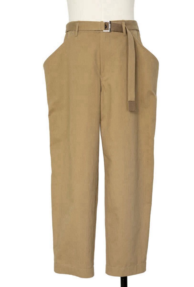 sacai 25SS size2 Cotton Chino ベージュ sacai 25SS Cotton Chino Pants ベージュ size2