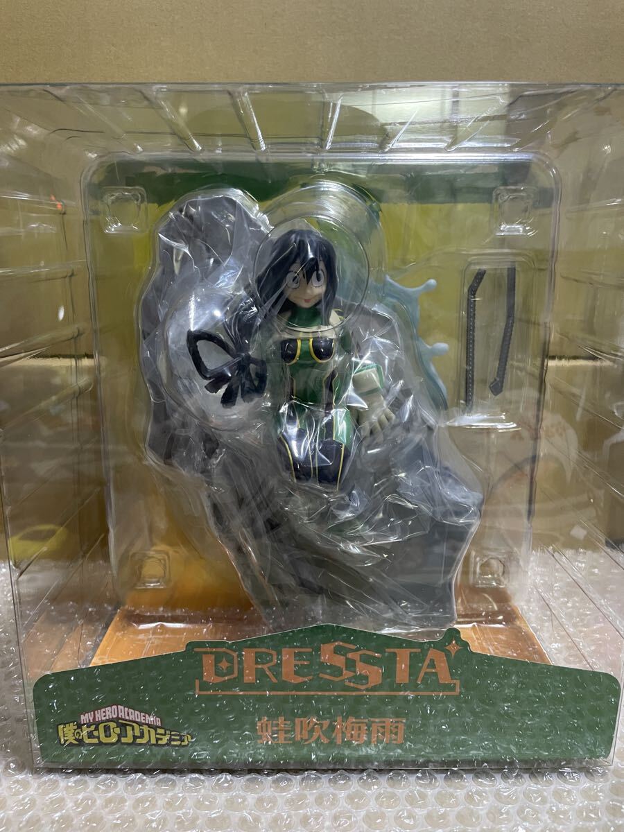 新品未開封 僕のヒーローアカデミア DRESSTA 蛙吹梅雨 ノンスケールフィギュア タイトー_画像1