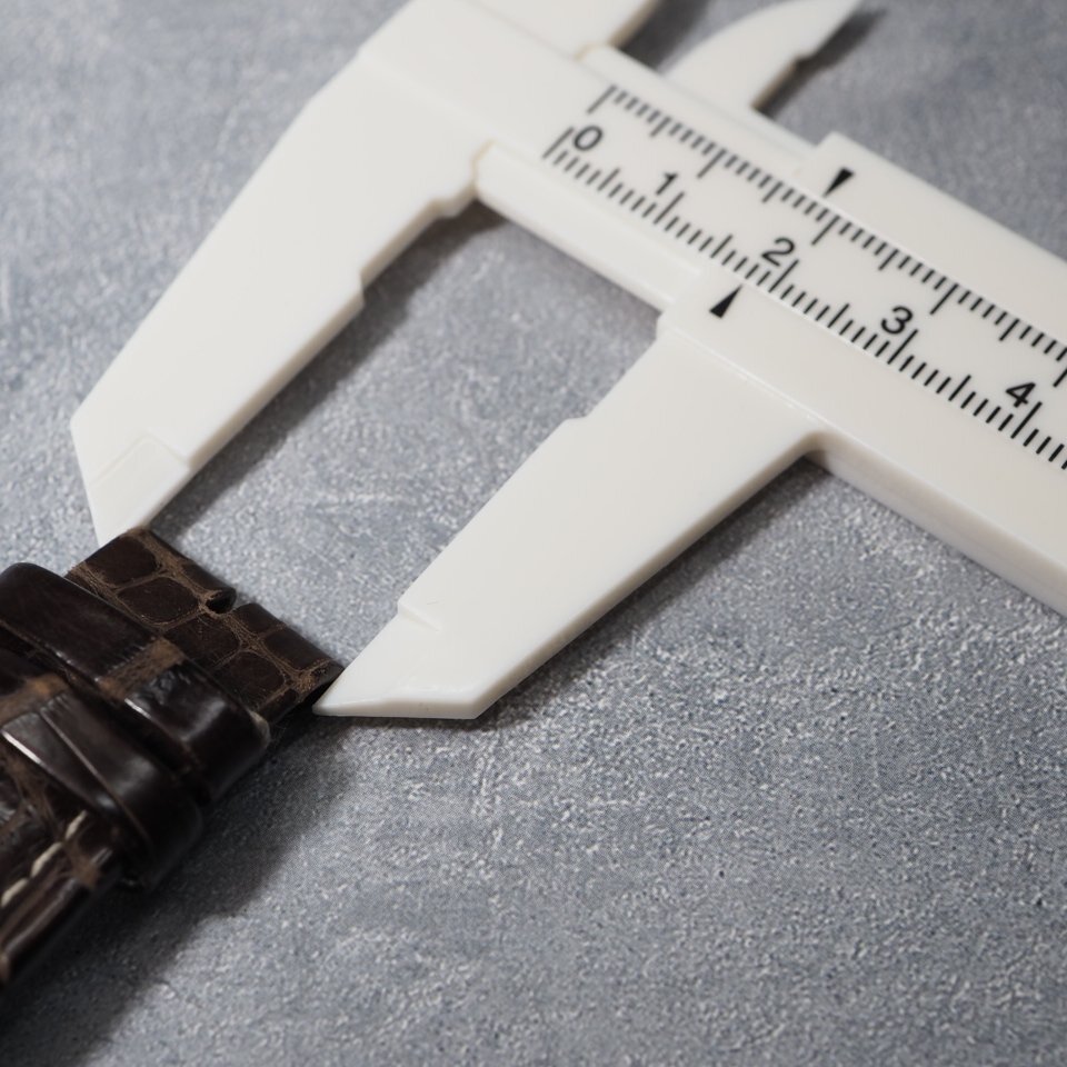 ◆即決あり/純正革ベルト◆ BREITLING ブライトリング 22/18mm レザー ブラウン 腕時計用 ベルトのみ 「27368」_画像8