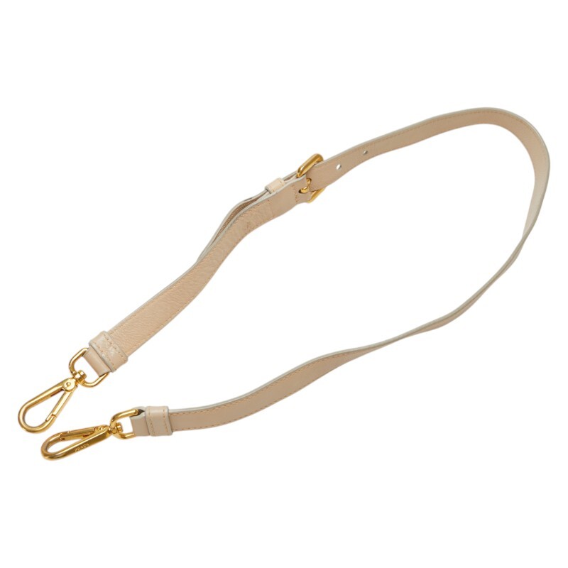  Prada плечо ремешок бежевая кожа женский PRADA [ б/у ]