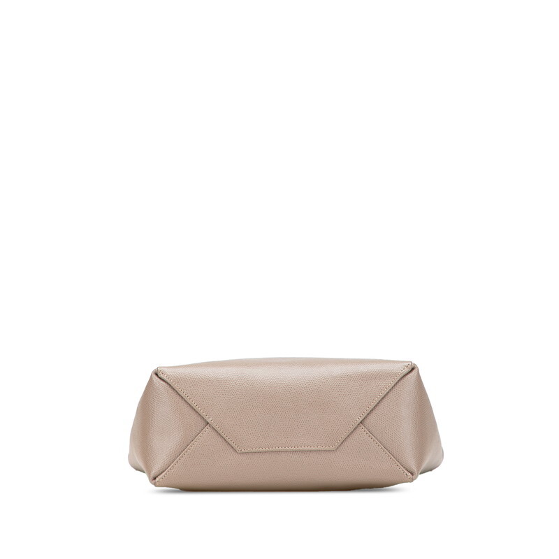 セリーヌ バーティカル カバ スモール トートバッグ ショルダーバッグ 2WAY 176183 ベージュ レザー レディース CELINE 【中古】_画像3