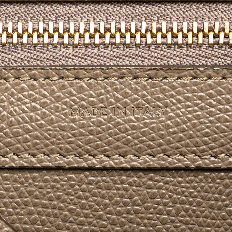 セリーヌ バーティカル カバ スモール トートバッグ ショルダーバッグ 2WAY 176183 ベージュ レザー レディース CELINE 【中古】_画像9