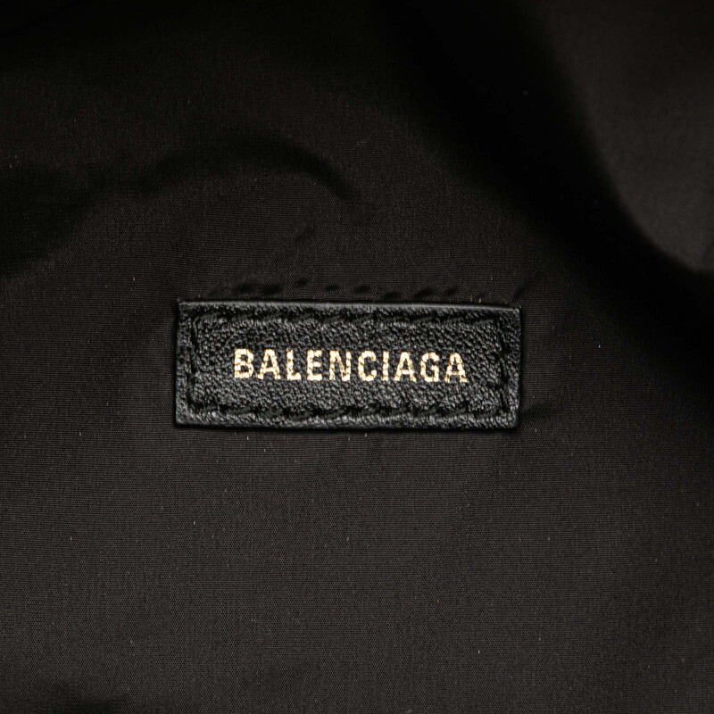 バレンシアガ ウィール S ベルトバッグ ボディバッグ 569978 ブラック ネイビー ナイロン メンズ BALENCIAGA 【中古】_画像9