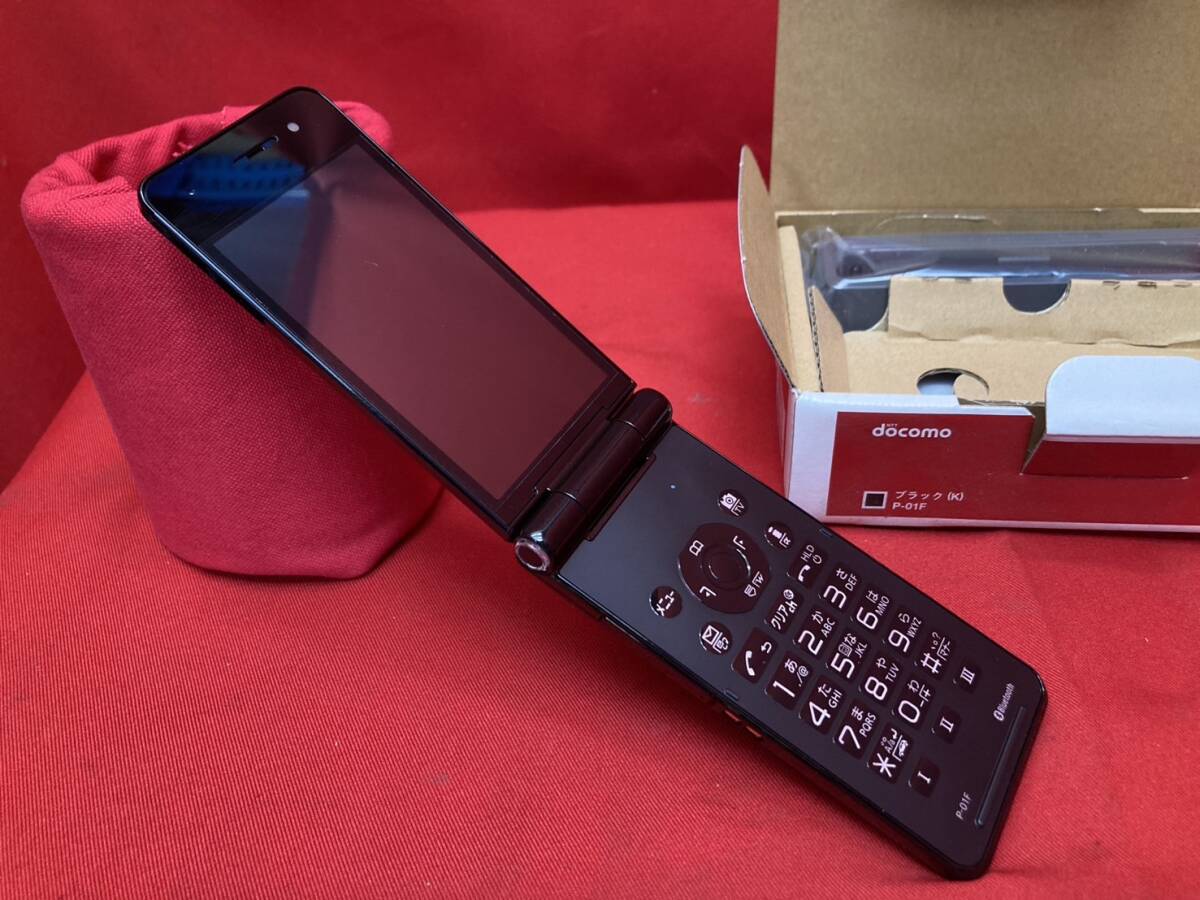 Panasonic P-01F ブラック Panasonic - 新品未使用 P-01F ブラック FOMA ガラケー