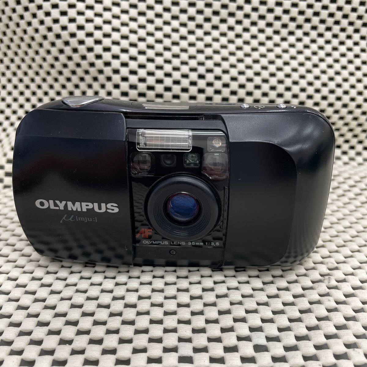 【動作品】OLYMPUS μ[mju:] 35mm F3.5 フィルムカメラ 動作品】OLYMPUS μ[mju:] 35mm F3.5 フィルムカメラ
