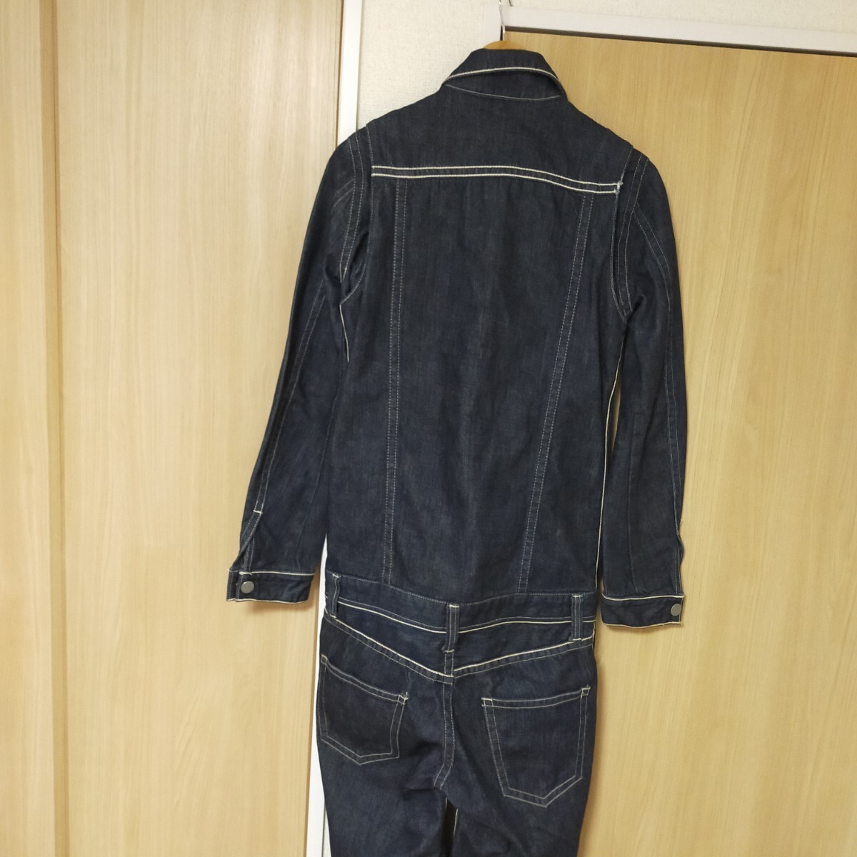 DELAY WIN&SONS DW2-TN-001 デニム オールインワン ジャンプスーツ つなぎ 1 濃紺 インディゴブルー_画像2