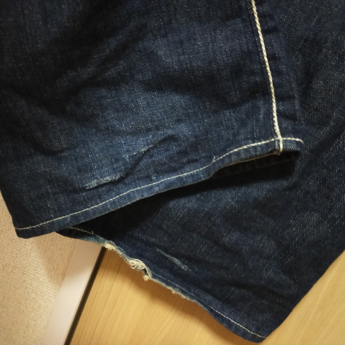 DELAY WIN&SONS DW2-TN-001 デニム オールインワン ジャンプスーツ つなぎ 1 濃紺 インディゴブルー_画像8