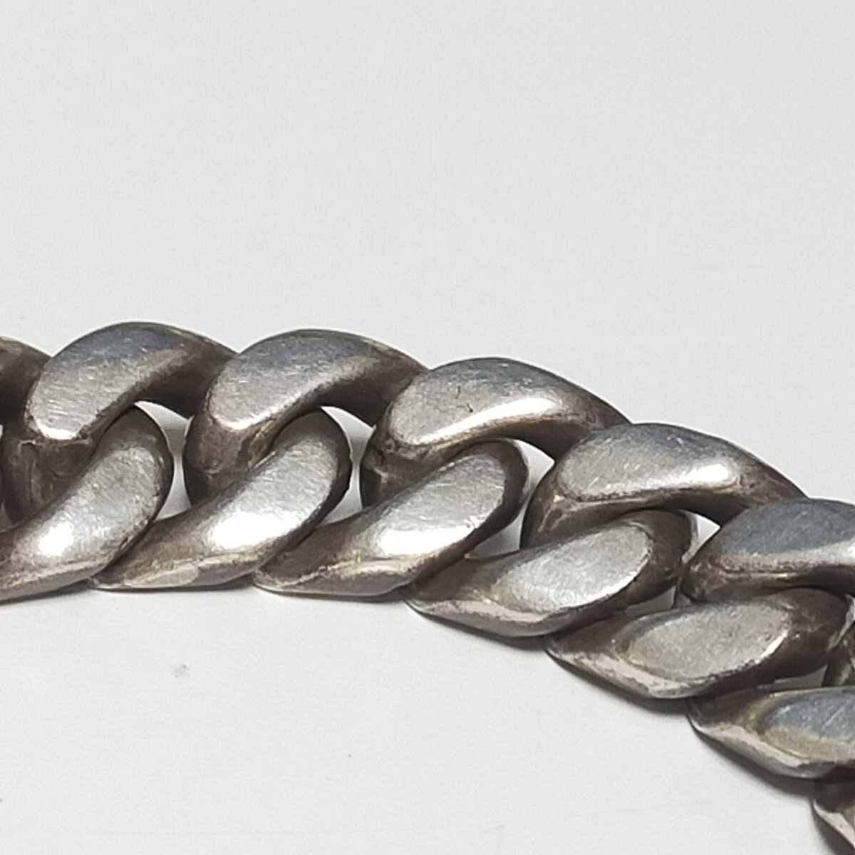 mexico メキシコ製 ヴィンテージ 喜平ブレスレット 極太 重厚 10㎜オーバー 69g silver925/シルバー925_画像2