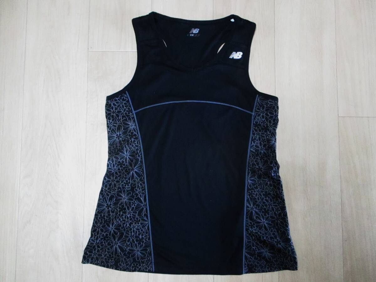 ニューバランス?お花柄かわいいAラインタンク?サイズM