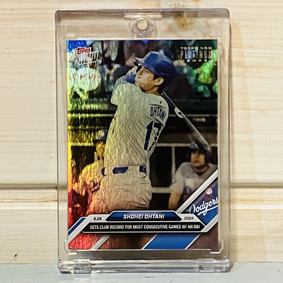 ★世界に1枚★ 大谷翔平topps now カード ホームラン MVP 二刀流 Dodgersドジャース SHOW TIME MLB ホームラン MVP 