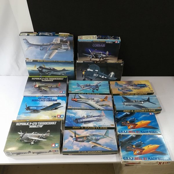 mF637c [未組立] 1/72 タミヤ チャンスボート F4U-4B コルセア ハセガワ A-1H スカイレイダー U.S.ネイビー 他 | プラモデル T