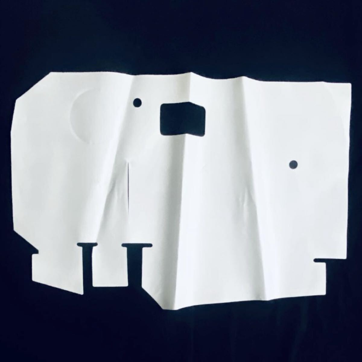 ボルボ240 純正 新品 ドアパネル・プロテクティブシート 2枚セット ☆ 送料無料 ☆ VOLVO240 運転席、助手席用ドア防水シート _画像3