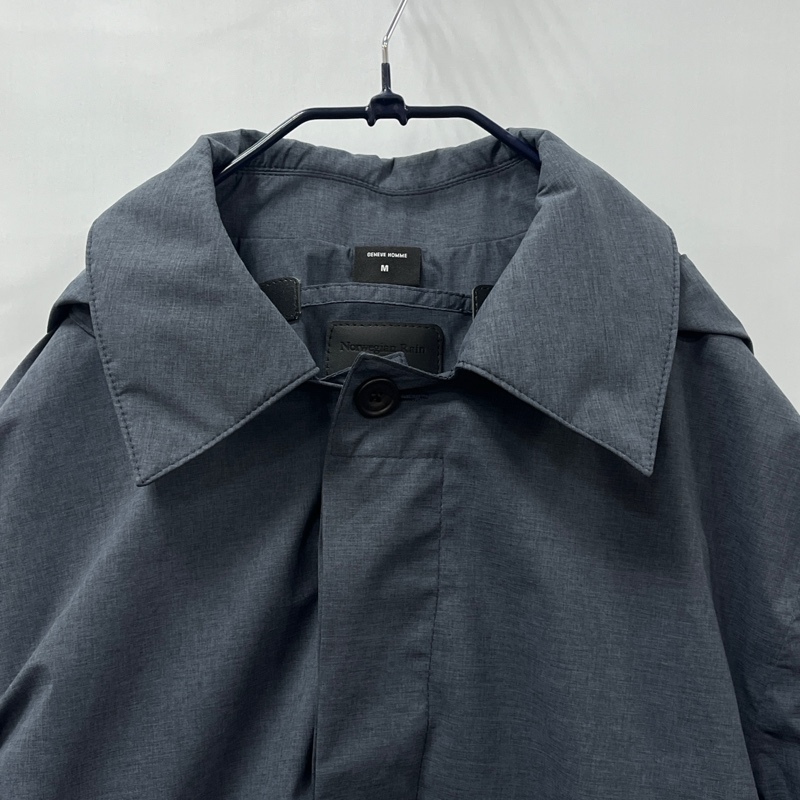 Norwegian Rain/ノルウェイジャンレイン/ノルウェージャンレイン/GENEVE/ジュネーブ オム/フーデッドバルマカーンコート/ステンカラー/M_画像3